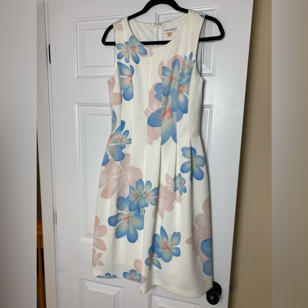 Calvin Klein Dress Flowers